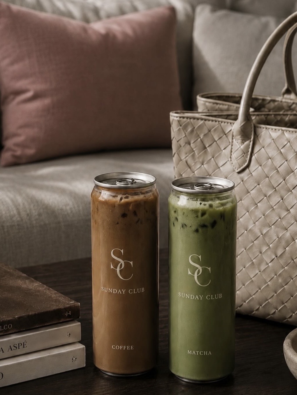 Sunday Club coffee & matcha cans